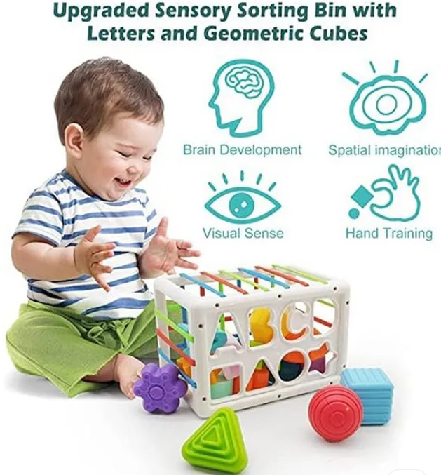 Alphabet Shape Sorter Baby Blocks