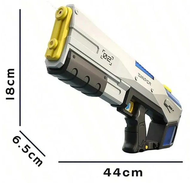 Electric water gun toy automatic water spray high pressure water play gun toy Electric Continuous Emission Toy summer vacation toys kids toys Holi water gun Toys Adult Toys Family Entertainment Toys Pool Toys - Color May Vary