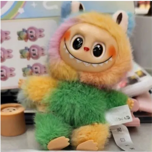 The Monsters - Rainbow Cute Doll Plush Blind Box, Monsters Blind Box Figures, Collectible Toys Home Decorations, Holiday Birthday Gifts,17cm (Pack of 1 Color and Design May Vary )