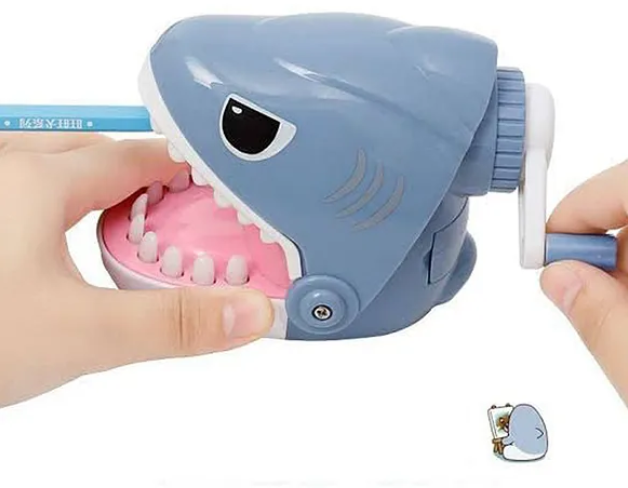 Shark Shaped Table Sharpener (Colour May Vary)