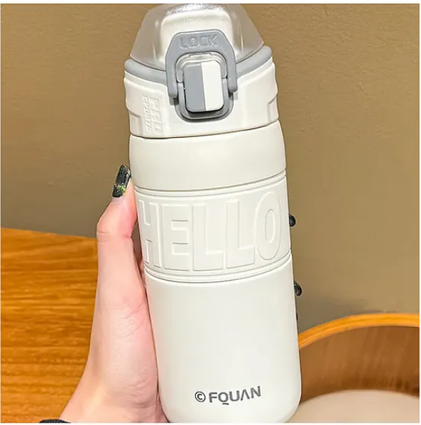 Hot And Cold Stainless Steel Thermos Flask Thermosteel Bottle, Insulated Water Bottle For Office Home Travel School Sports Water Bottle 660 ml (Pack of 1 Color May Vary)