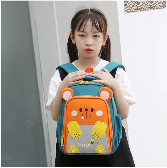 School Bags Cute Honey Bear Theme Backpack For Kids With Adjustable Straps Premium Design Bag For Kids Best For School Picnic Holidays Height 12 Inches