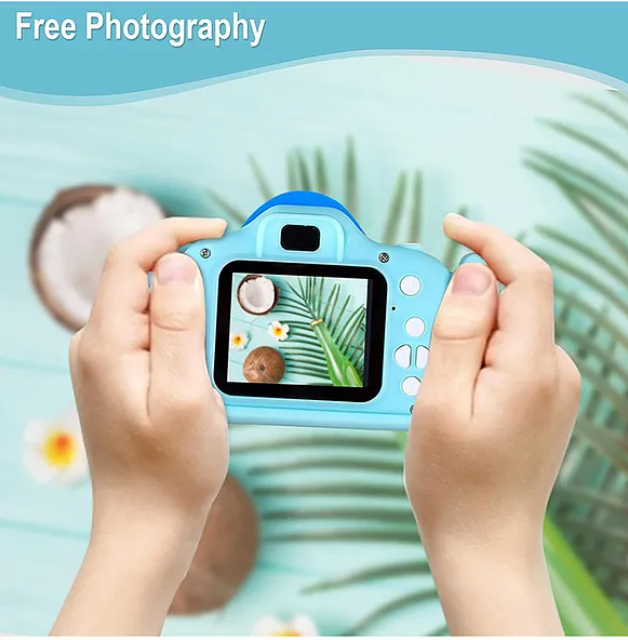 Digital Handy Portable Shark Camera Full HD 1080P 2.0 Screen with Inbuilt Game Multicolor