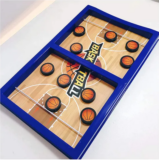 String Basket Ball Table Board Game - Multicolour