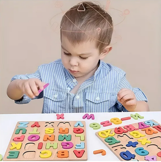 Numeric Wooden Montessori Board Puzzle Game