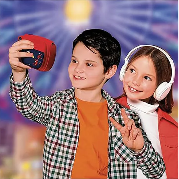 Digital Handy Portable Spiderman Camera Full HD 1080P 3.0 Screen with Inbuilt Games Children's Definition Camera Photos of Games Buoy Digital Cameras - Multicolor