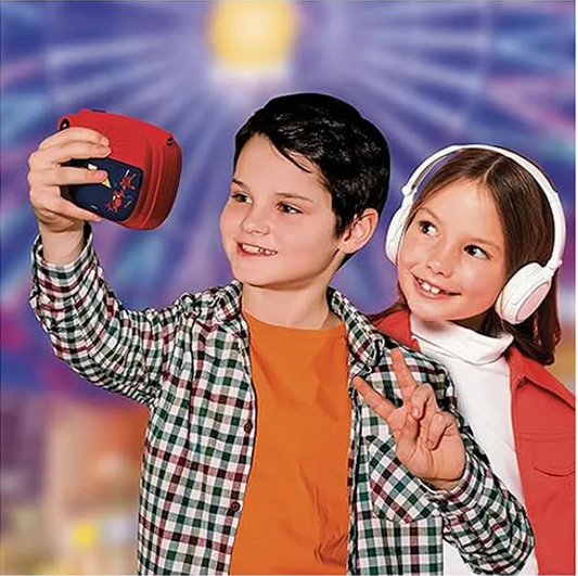 Digital Handy Portable Spiderman Camera Full HD 1080P 3.0 Screen with Inbuilt Games Children's Definition Camera Photos of Games Buoy Digital Cameras - Multicolor