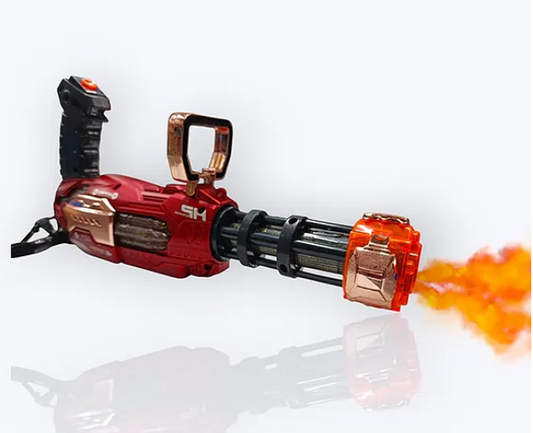 Rocky's Machine Gun Toys For Kids With Smoke Effects, Vibration, Lights & Sound Fun Entertainment Smoke Spray Gun Kids Toys (Pack of 1 Color May Vary)