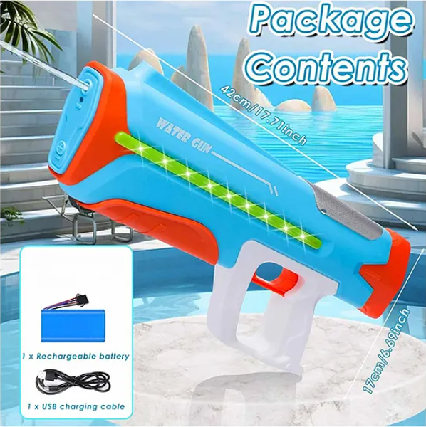 Electric water gun automatic water spray high pressure water play gun toy
