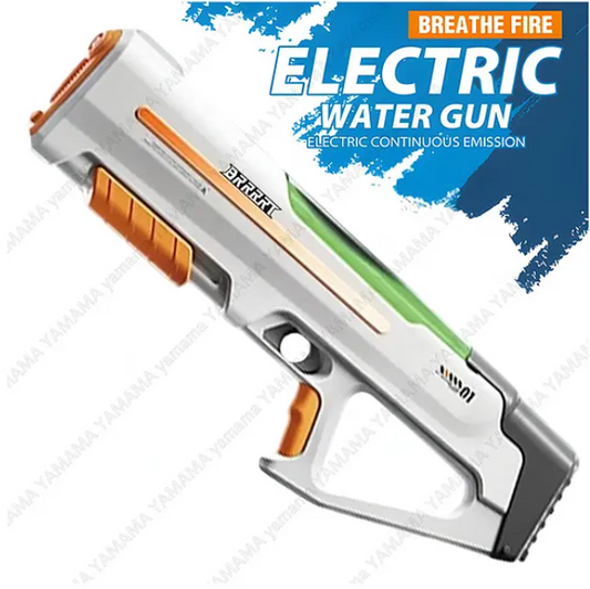 Electric Water Gun Toy for Kids & Adults | High-Pressure Automatic Spray | Summer Pool & Outdoor Fun | Holi -Color May Vary