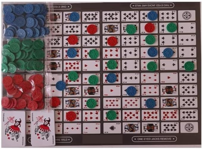 Creative Sequence Game Set - White Blue