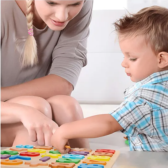 Numeric Wooden Montessori Board Puzzle Game