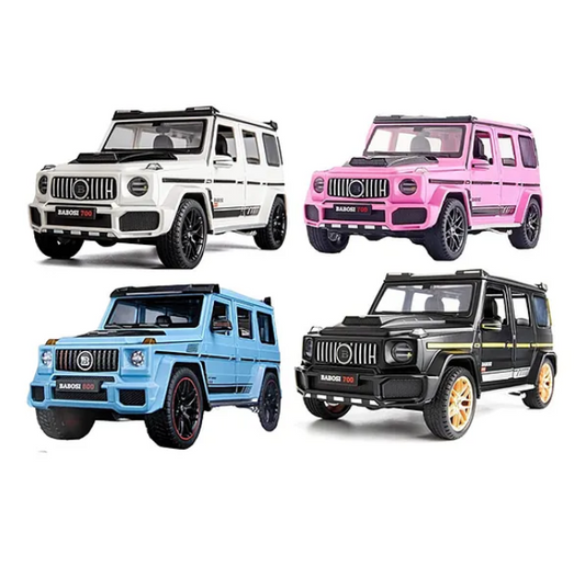 NIYAMAT Brabus 700 Mercedes-Benz G63 Benz Model Car 1:32 Exclusive Alloy Metal Pull Back Die-cast Car Diecast Metal Pullback Toy car with Openable Doors & Light Music- Colors as Per Stock