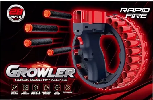 Growler Electric Portable Soft Bullet Gun Toys For Kids | Fun Educational Learning Kids Toys | Outdoor Sports Toys Multicolor