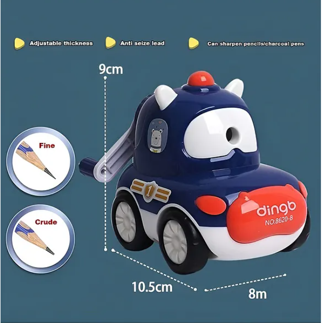 Sharpener For Kids Bull Car Shaped Pencil Sharpener Heavy-duty Manual Portable Sharpener For Kids Adults Boys And Girls Color May Vary