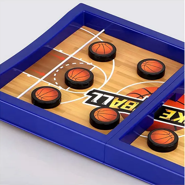 String Basket Ball Table Board Game - Multicolour