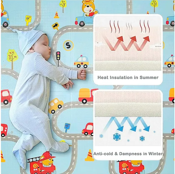 Double Sided Water Proof Extra Large Fordable Foam Baby Play Mat