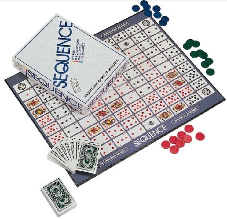 Creative Sequence Game Set - White Blue