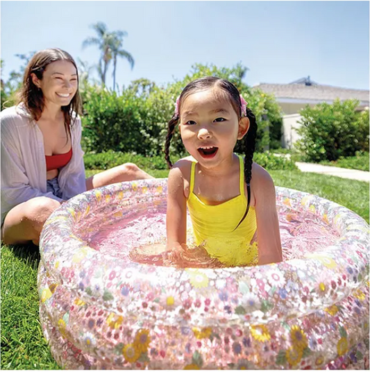 Inflatable Pool Sweet Blossom Baby Pool Intex Swimming Pool For Babies Intex Pool Bath Tub For Kids Flowers Paddling Pool - Multicolor