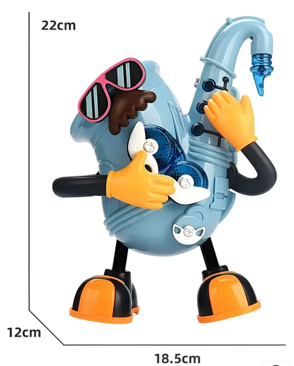 Musical Toy Mr. Rock Musical Cartoon Robot Singing And Dancing Toy With Lights And Music For Kids - Multicolor