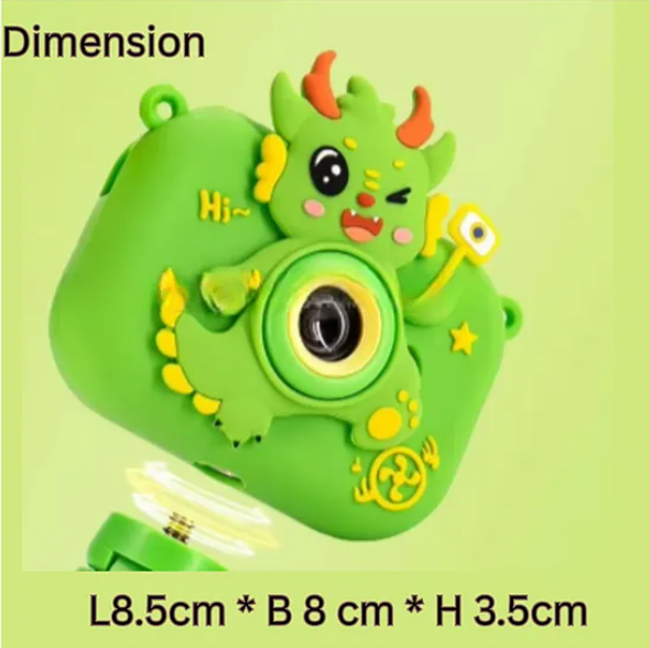 Digital Handy Portable Cute Cartoon Kids Camera Full HD 1080P 2.0 Screen with Inbuilt Games And Tripod Stand (Pack of 1 Color May Vary)