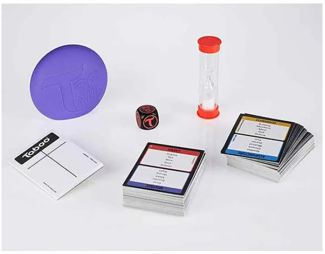 Taboo Board Game Purple - 260 Cards