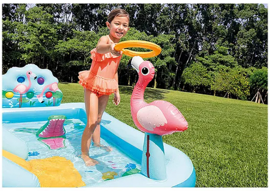 Jungle Adventure Inflatable Play Center Pool - Multicolor