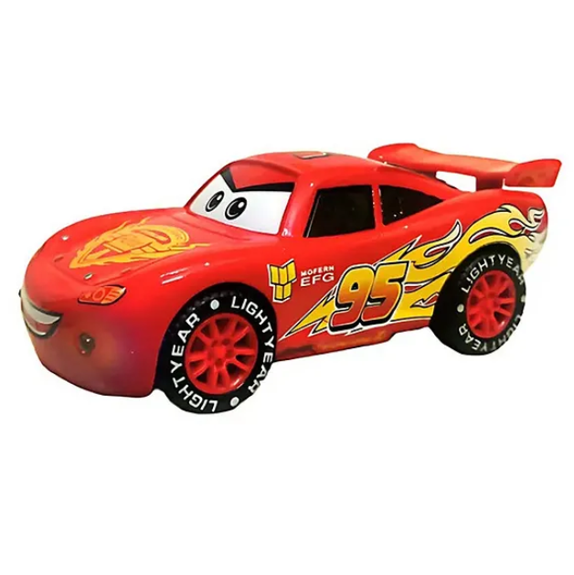 Amazing Mc-Queen Car Pull Back Toys For Kids with Lights And Sounds Die-Cast Racing Metal Cars Toys High Speed And Unbreakable Toy - Multicolor