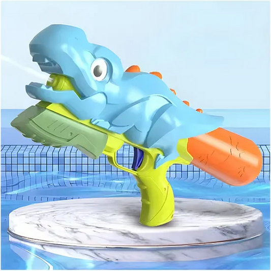 Water Gun Toys For Kids Dinosaur Water Gun Toy Long Range Squirt Guns High Capacity Water Fighting Toy For Outdoors Swimming Holi Toys Summer Kids Toys Holi Pichkari Gun Toys (Pack of 1 Color May Vary)