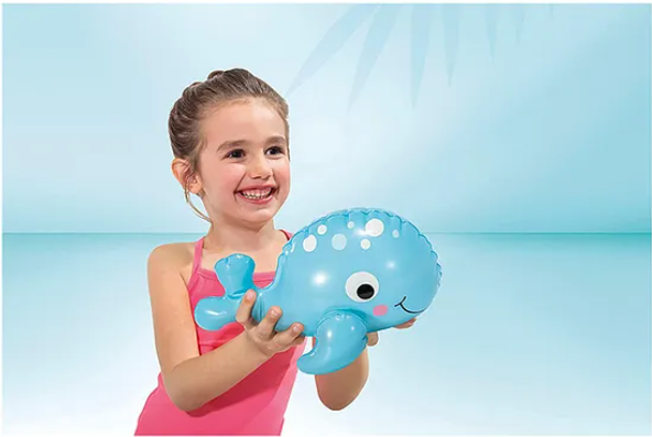 Inflatable Tropical Fish Duck Flamingo Whale Water Toys Baby Pool Toys Intex Swimming Pool Toys For Babies Kids Intex Pool Toys (Pack of 1 - Design And Color May Vary)