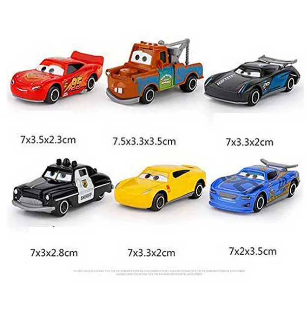Free Wheel Diecast Metal Toy Car Set Multicolor Mini Vehicles for Kids High speed Die cast metal cars Speed Racing Car Set-6 pcs