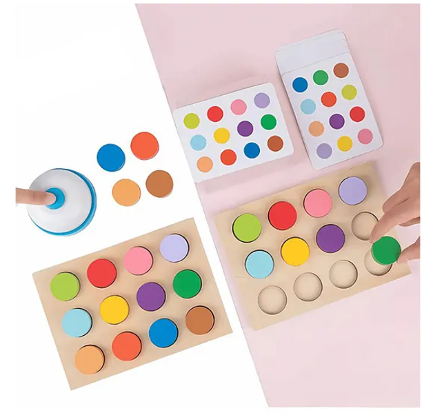Puzzle Arrow Game Wooden Puzzle with Bell Kit for kids. Multi color