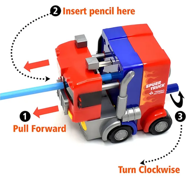 Truck Shaped Pencil Sharpener