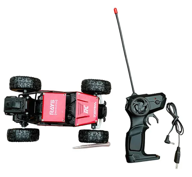 Smoke Car Remote Control Rock Crawler Mist Smoke Spray Function Car High Speed 1:18 RC Car Toys For Kids 2WD Off Road Vehicle Toy Car Monster Truck Rock Climbing Car Toy For Kids - Red