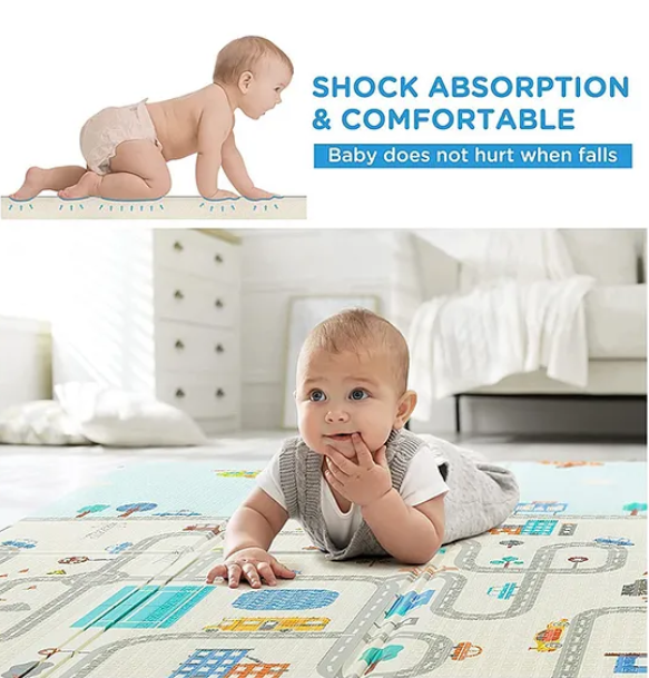 Double Sided Water Proof Extra Large Fordable Foam Baby Play Mat