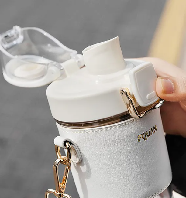 Unique Design Fquan Water Bottle BPA Free Drinking Bottle for Kids And Adults 500 ml Color May Vary