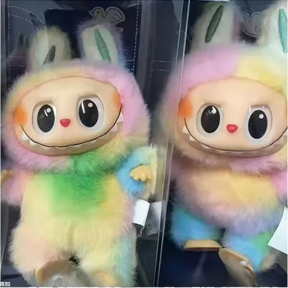 The Monsters - Rainbow Cute Doll Plush Blind Box, Monsters Blind Box Figures, Collectible Toys Home Decorations, Holiday Birthday Gifts,17cm (Pack of 1 Color and Design May Vary )