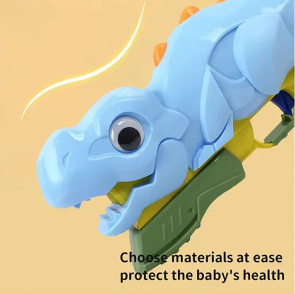 Water Gun Toys For Kids Dinosaur Water Gun Toy Long Range Squirt Guns High Capacity Water Fighting Toy For Outdoors Swimming Holi Toys Summer Kids Toys Holi Pichkari Gun Toys (Pack of 1 Color May Vary)