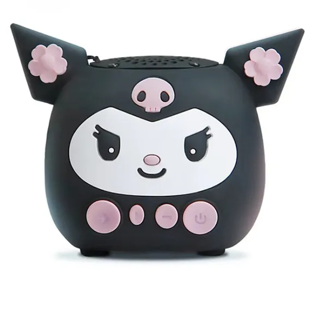 Yamama Kuromi Mini Bluetooth Speaker Cute & Portable Wireless Speaker with Powerful Sound | Kuromi Design, Compact & Travel-Friendly for Kids, Teens, and Adults- (Pack of 1 Color May Vary)