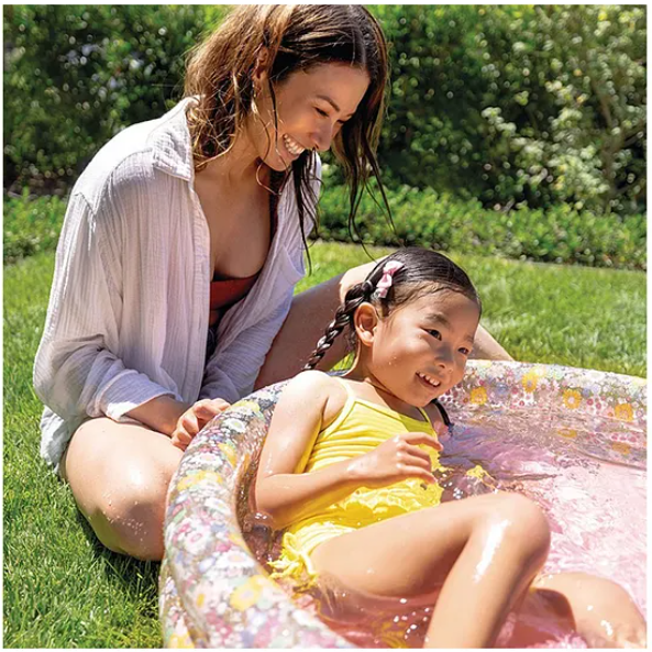 Inflatable Pool Sweet Blossom Baby Pool Intex Swimming Pool For Babies Intex Pool Bath Tub For Kids Flowers Paddling Pool - Multicolor