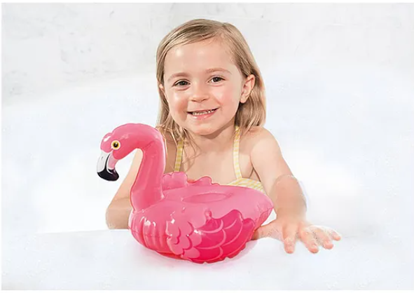 Inflatable Tropical Fish Duck Flamingo Whale Water Toys Baby Pool Toys Intex Swimming Pool Toys For Babies Kids Intex Pool Toys (Pack of 1 - Design And Color May Vary)