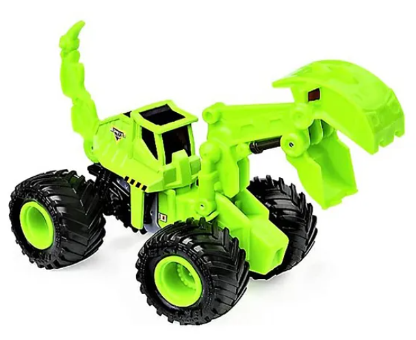 Dinosaur Model Construction Dessert Cruiser, Sand Buggy Unbreakable Truck Rock Crawler 4X4 Wheel Vehicles Dirt Squad Steamroller Monster Truck with Moving Parts for Kids (Pack of 3) Color May Vary