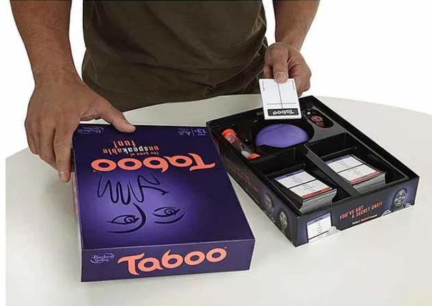 Taboo Board Game Purple - 260 Cards