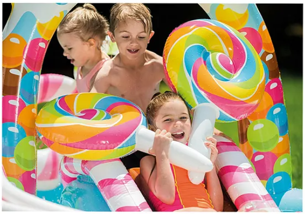 Inflatable Kids Candy Zone Water Play Center Swimming Pool