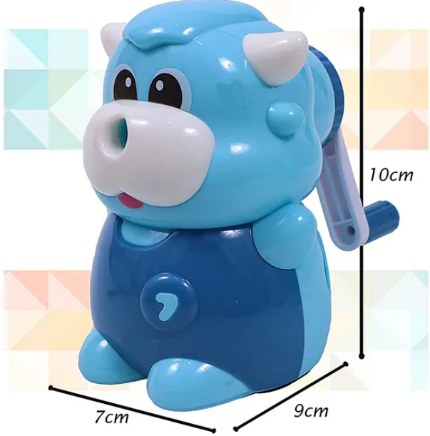 Cute Sheep Shape Manual Pencil Sharpeners - Blue