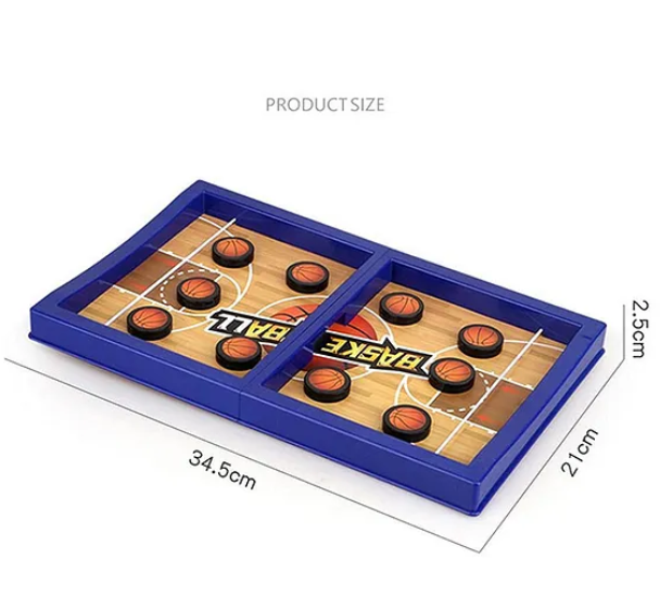 String Basket Ball Table Board Game - Multicolour