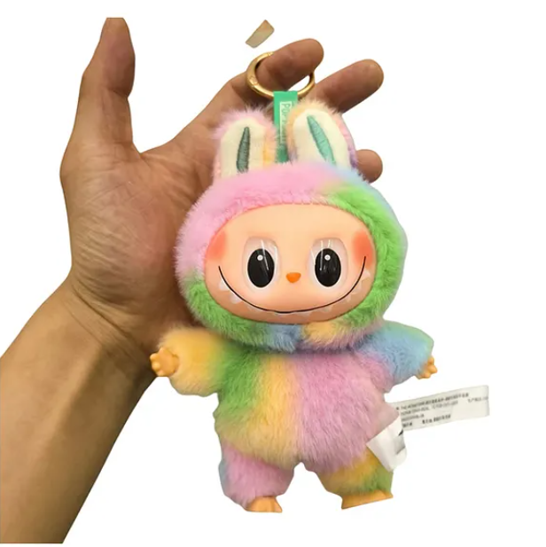 The Monsters - Rainbow Cute Doll Plush Blind Box, Monsters Blind Box Figures, Collectible Toys Home Decorations, Holiday Birthday Gifts,17cm (Pack of 1 Color and Design May Vary )