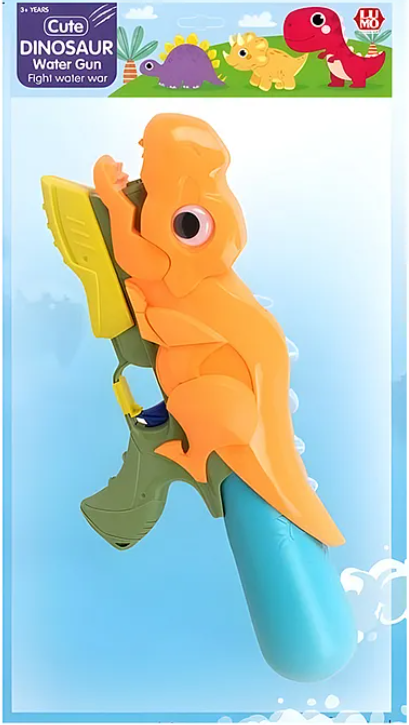 Water Gun Toys For Kids Dinosaur Water Gun Toy Long Range Squirt Guns High Capacity Water Fighting Toy For Outdoors Swimming Holi Toys Summer Kids Toys Holi Pichkari Gun Toys (Pack of 1 Color May Vary)