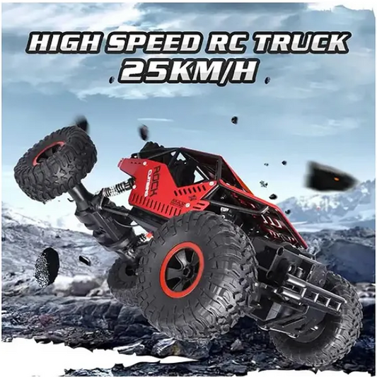 Smoke Car Remote Control Rock Crawler Mist Smoke Spray Function Car High Speed 1:18 RC Car Toys For Kids 2WD Off Road Vehicle Toy Car Monster Truck Rock Climbing Car Toy For Kids - Red