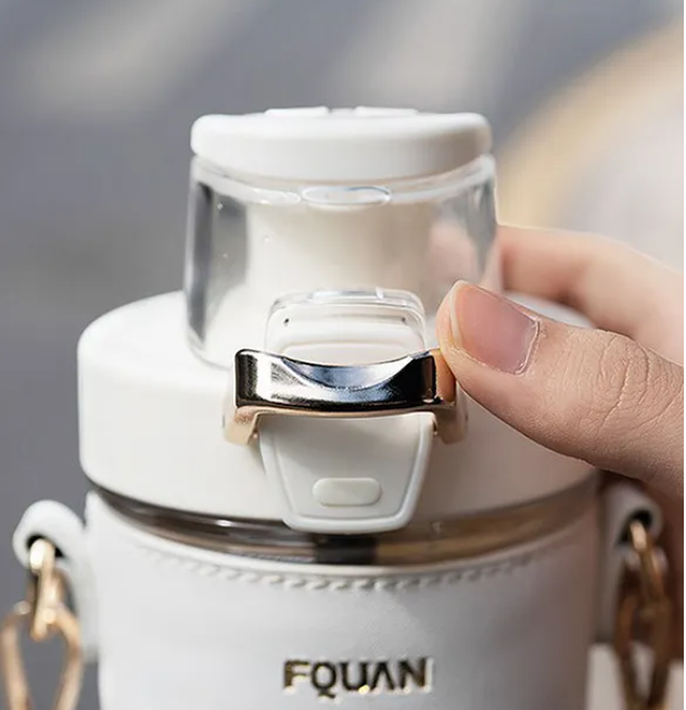 Unique Design Fquan Water Bottle BPA Free Drinking Bottle for Kids And Adults 500 ml Color May Vary